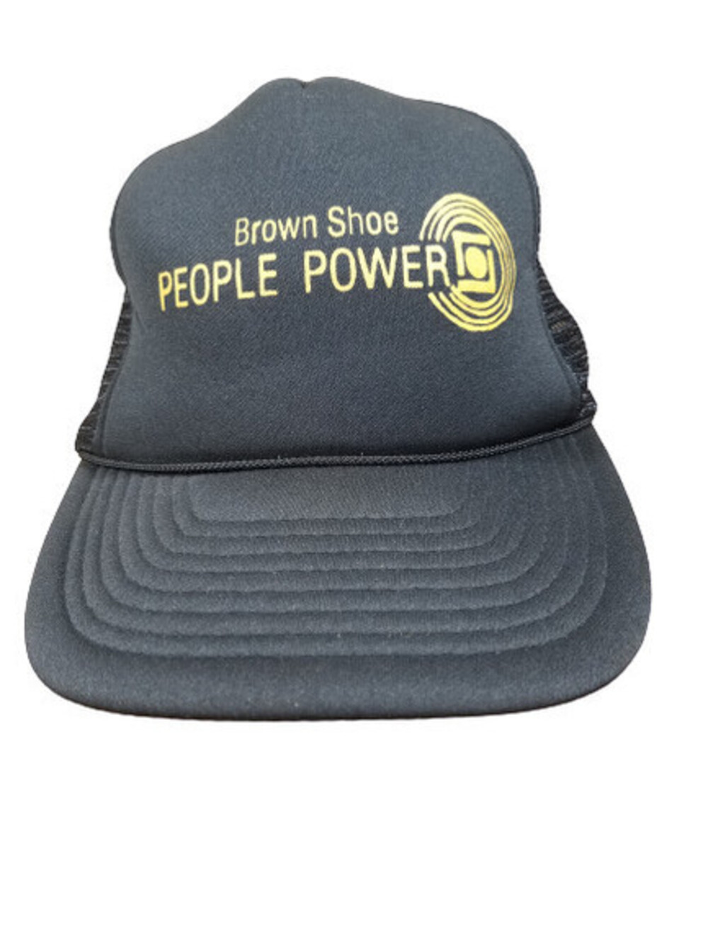 Fredericktown Missouri Brown Shoe People Power Black Trucker Hat